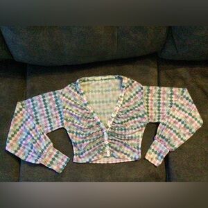 XS Urban Outfitters floral crop top